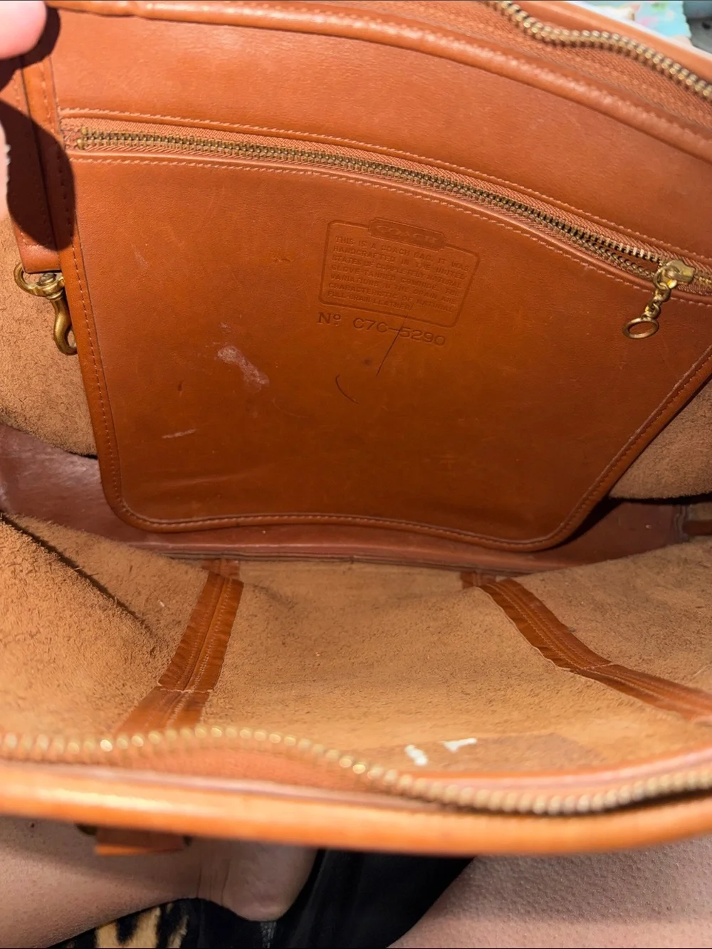 Coach Vintage Unisex Baxter Tote/Briefcase missing crossbody bag